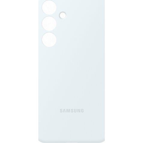 Coque et étui téléphone mobile Samsung Coque Silicone pour Galaxy S24 Gris Clair