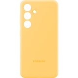 Coque et étui téléphone mobile Samsung Coque Silicone pour Galaxy S24 Jaune