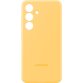 Coque et étui téléphone mobile Samsung Coque Silicone pour Galaxy S24 Jaune