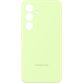 Coque et étui téléphone mobile Samsung Coque Silicone pour Galaxy S24 Vert Clair