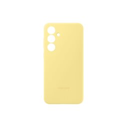 Coque et étui téléphone mobile Samsung Coque Silicone pour Galaxy S24 FE - Jaune