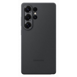Coque et étui téléphone mobile Samsung silicone Galaxy S25 Ultra Noir