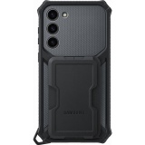 Coque et étui téléphone mobile Samsung Coque Renforcée support amovible S23+ Gris