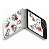 Coque et étui téléphone mobile Samsung Coque personnalisable ''Keith Harring'' Galaxy Z Flip 6 Blanc