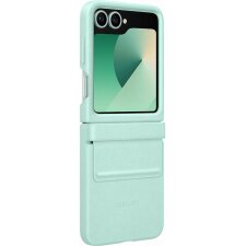 Coque et étui téléphone mobile Samsung Coque Premium Design GALAXY Z FLIP 6 Vert d''eau