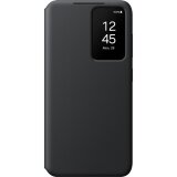 Coque et étui téléphone mobile Samsung Etui Smart View avec porte-carte pour Galaxy S24 Noir