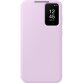 Coque et étui téléphone mobile Samsung Etui Smart View avec porte-carte S23+ Lilas