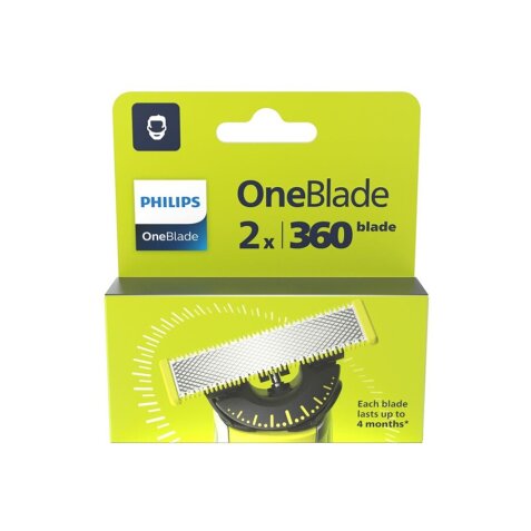 Accessoire rasage Philips QP420/50 LAMES ONEBLADE 360 x2