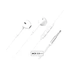 Oreillette et Kit mains-libres Force Play Force Play Kit piéton Bouton Jack 3.5mm Blanc