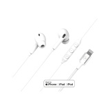 Oreillette et Kit mains-libres Force Play Force Play Kit piéton Intra Lightning Blanc