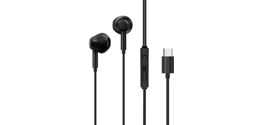 Oreillette et Kit mains-libres Wefix Kit piéton USB-C noir