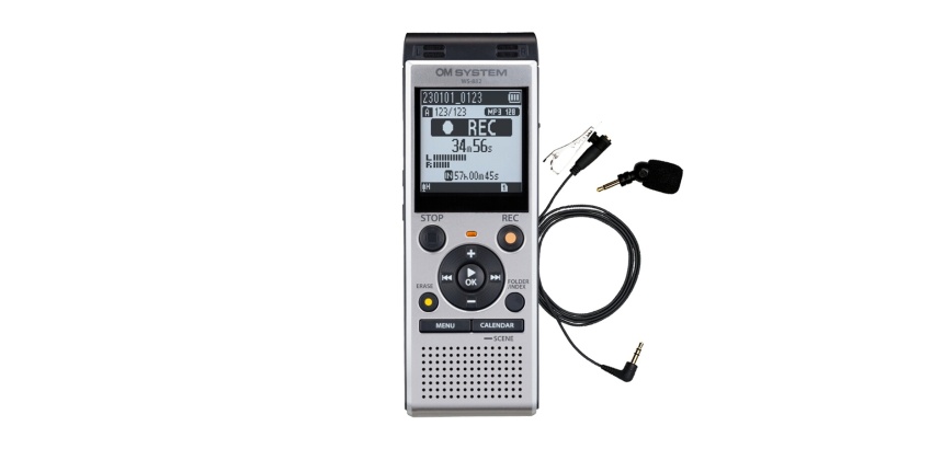 Dictaphone Om System WS-882 (4GB) Stereo + ME52 Uni-directional Microphone