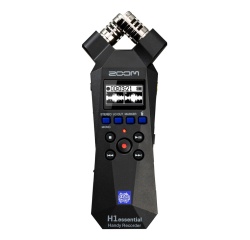 Dictaphone Zoom H1essential - Enregistreur 2 pistes 32 bits a virgule flottante - couple microphone X/Y - noir