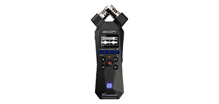Dictaphone Zoom H1essential - Enregistreur 2 pistes 32 bits a virgule flottante - couple microphone X/Y - noir