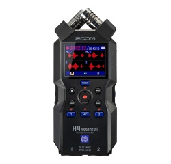 Dictaphone Zoom H4essential - Enregistreur 4 pistes 32 bits a virgule flottante - couple microphone X/Y - noir
