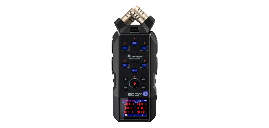 Dictaphone Zoom H6essential - Enregistreur 6 pistes 32 bits a virgule flottante - capsule microphone XYH-6e incluse - noir