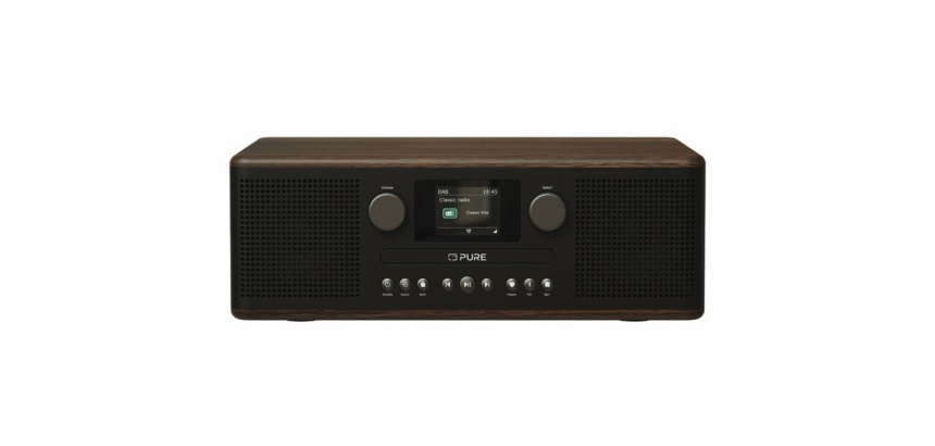Chaine HiFi Pure Lecteur CD stereo Bluetooth Radio Classic C-D6 noir cafe