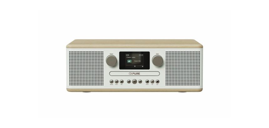 Chaine HiFi Pure Lecteur CD stereo Bluetooth Radio Classic C-D6 blanc coton