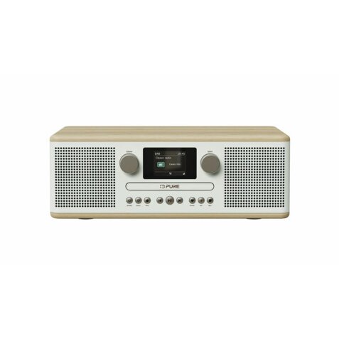 Chaine HiFi Pure Lecteur CD stereo Bluetooth Radio Classic C-D6 blanc coton