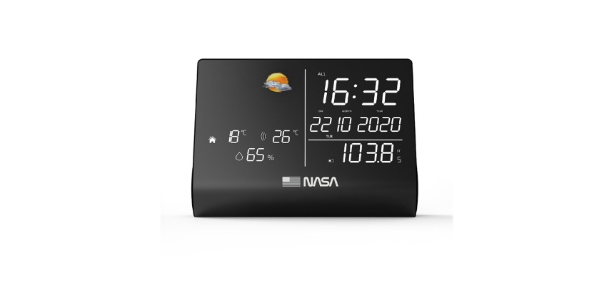 Radio-réveil Nasa WSP 1300BK Noir