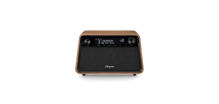 Radio-réveil Sangean WR-201D DAB+ FM-RDS Bluetooth AUX Noyer Vintage