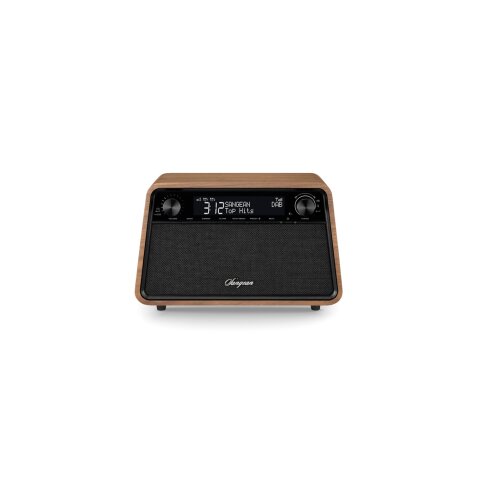 Radio-réveil Sangean WR-201D DAB+ FM-RDS Bluetooth AUX Noyer Vintage