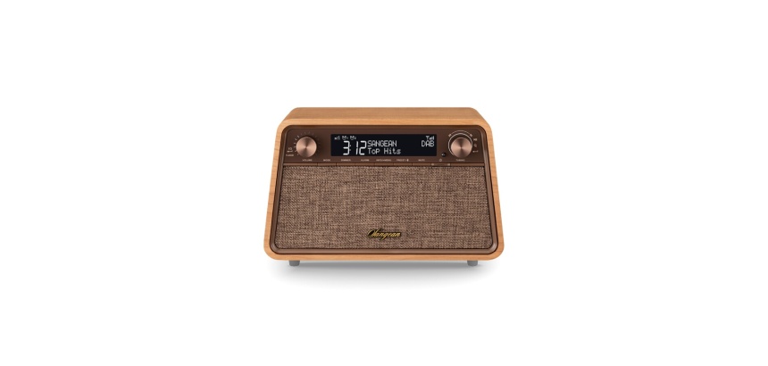 Radio-réveil Sangean WR-201D DAB+ FM-RDS Bluetooth AUX Cerise Naturel
