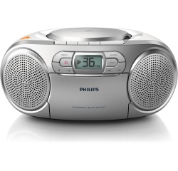 Radio Philips K7 CD tuner FM AZ-127 Gris