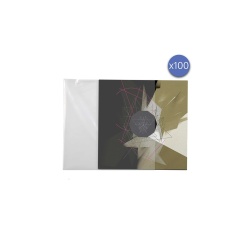Accessoire platine vinyle Enova Hifi Lot de 100 pochettes pour disques vinyle 33 tours PEV 100 33T
