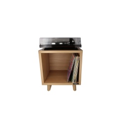 Accessoire platine vinyle Enova Hifi VINYLE LOVER CUBE BOIS