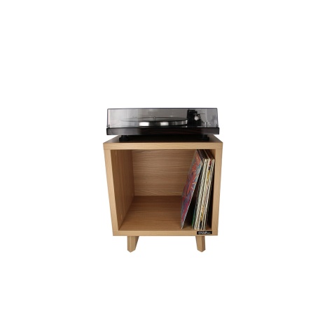 Accessoire platine vinyle Enova Hifi VINYLE LOVER CUBE BOIS