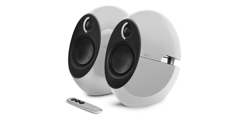 Enceinte connectée Hifi Edifier E25HD Luna Eclipse Blanc vendues par paire