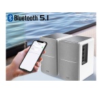 Enceinte connectée Hifi Edifier R1280DB Blanc/Argent vendues par paire