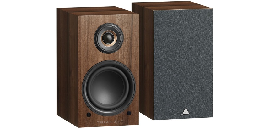 Enceinte connectée Hifi Triangle LN01A Chataignier vendues a la paire