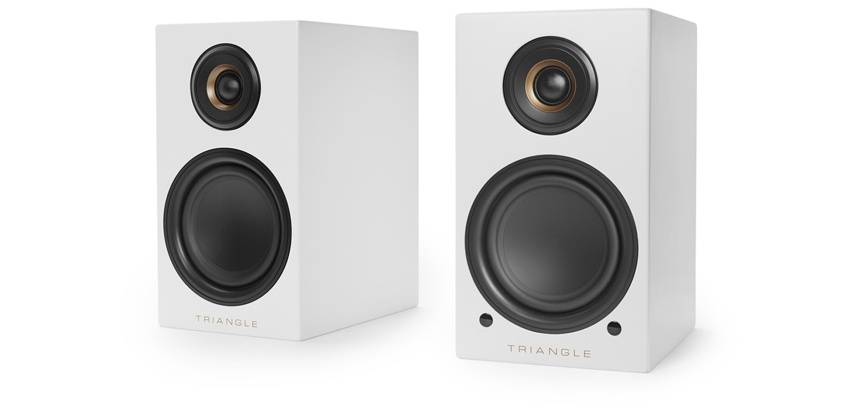 Enceinte connectée Hifi Triangle LN01A Blanc vendues a la paire