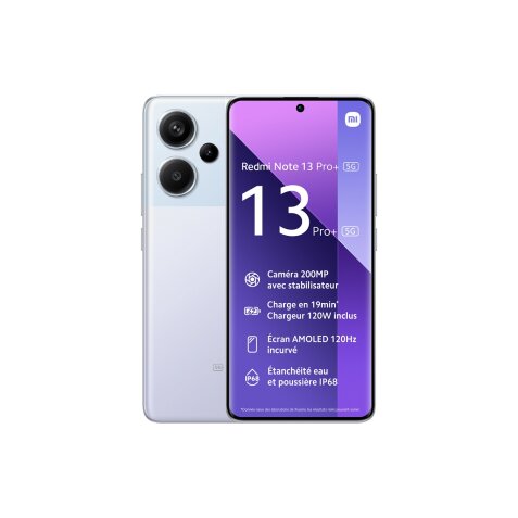 Smartphone Xiaomi Redmi Note 13 Pro+ 256Go Violet 5G