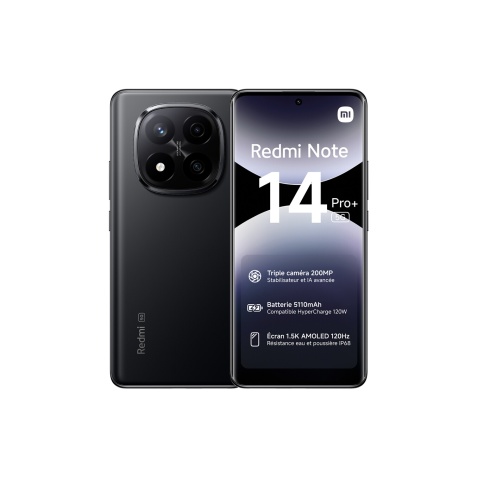 Smartphone Xiaomi Redmi Note 14 Pro+ 5G 12/512 Midnight Black