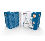 Téléphone sans fil Alcatel Pack Duo F 860 Duo avec fonction blocage des appels publicitaires blanc gris