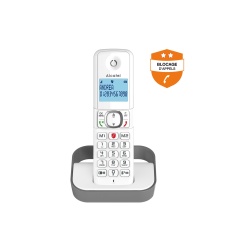 Téléphone sans fil Alcatel F860 SOLO BLANC GRIS