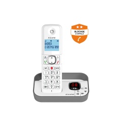 Téléphone sans fil Alcatel F 860 VOICE BLANC