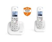Téléphone sans fil Alcatel DECT XL785 Duo, Grand Ecran et grandes touches
