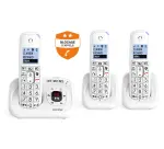 Téléphone sans fil Alcatel DECT XL785 Trio avec Répondeur, Grand Ecran et grandes touches