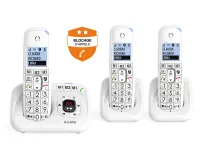 Téléphone sans fil Alcatel DECT XL785 Trio avec Répondeur, Grand Ecran et grandes touches