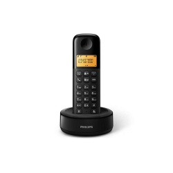 Téléphone sans fil Philips D1601 Noir Combiné seul