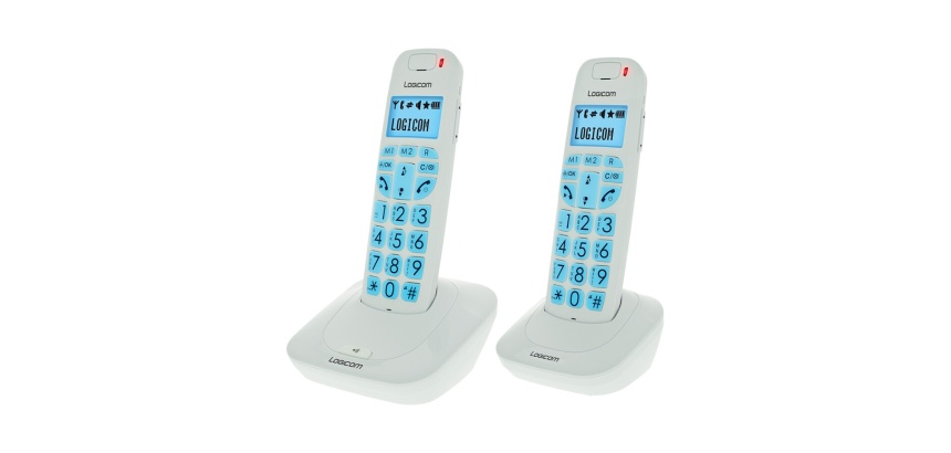 Téléphone sans fil Logicom Confort 250 Blanc