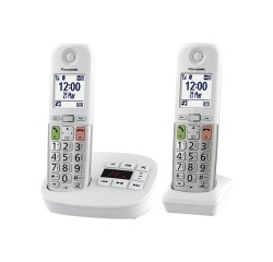 Téléphone sans fil Panasonic fixe blanc