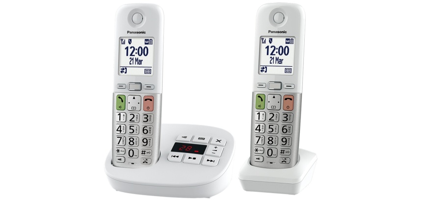 Téléphone sans fil Panasonic fixe blanc