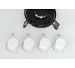 Plaque gaz Airlux AV64WH BLANC