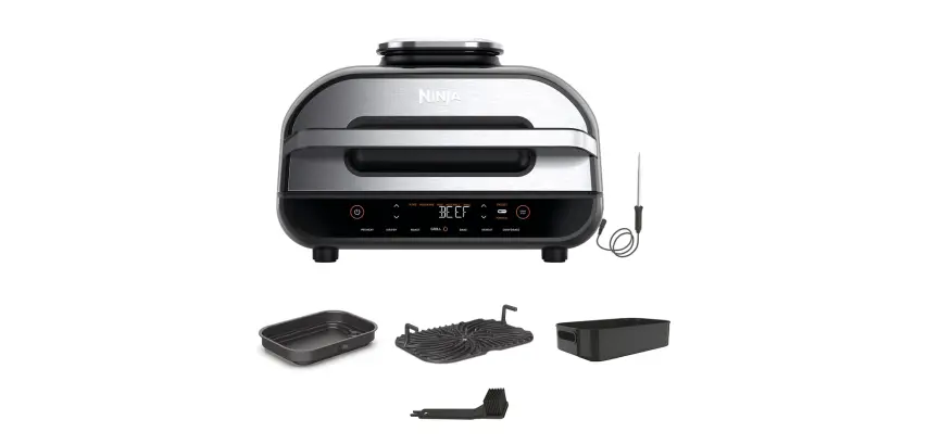 Grille-viande Ninja NINJA FOODI MAX PRO GRILL D’INTERIEUR, PLANCHA & FRITEUSE AG651EU