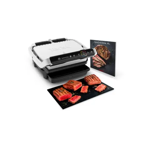 Grille-viande Tefal OptiGrill Elite 12 PROGRAMMES AUTOMATIQUES INOX GC750D12 RECONDITIONNE